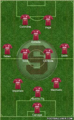CD Saprissa Formation 2015