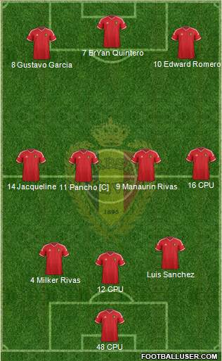 Belgium Formation 2015