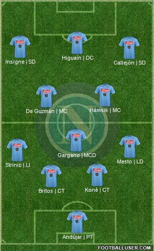 Napoli Formation 2015