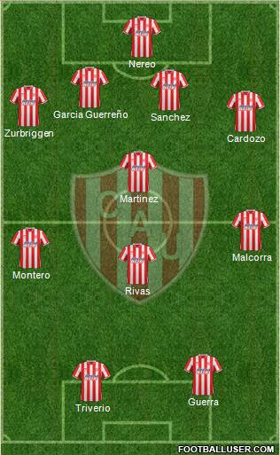 Unión de Santa Fe Formation 2015