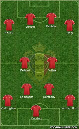 Belgium Formation 2015