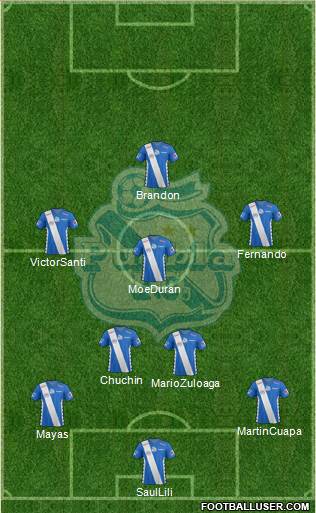 Club Puebla de la Franja Formation 2015