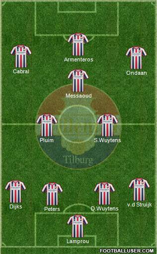 Willem II football formation