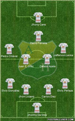 CD Atlético Huila Formation 2015