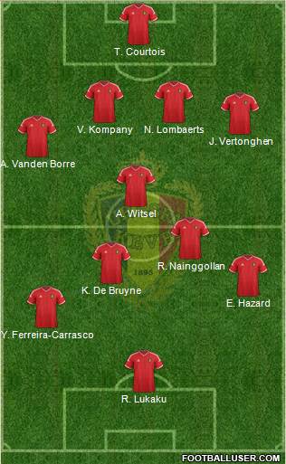 Belgium Formation 2015