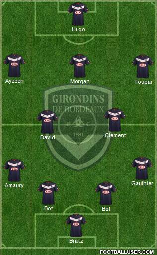 FC Girondins de Bordeaux Formation 2015