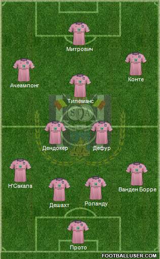 RSC Anderlecht Formation 2015