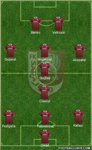 FK Sarajevo Formation 2015