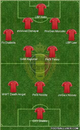 Belgium Formation 2015