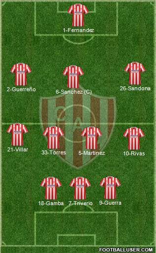 Unión de Santa Fe Formation 2015