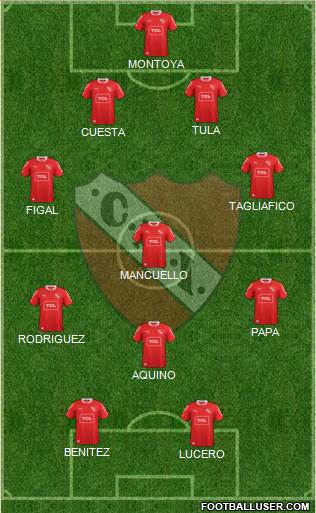 Independiente Formation 2015