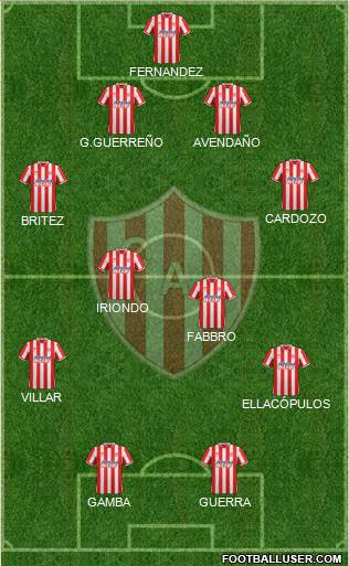 Unión de Santa Fe Formation 2015