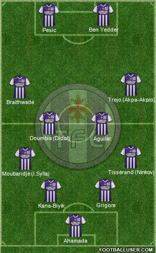 Toulouse Football Club Formation 2015
