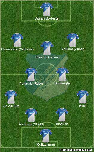 TSG 1899 Hoffenheim Formation 2015