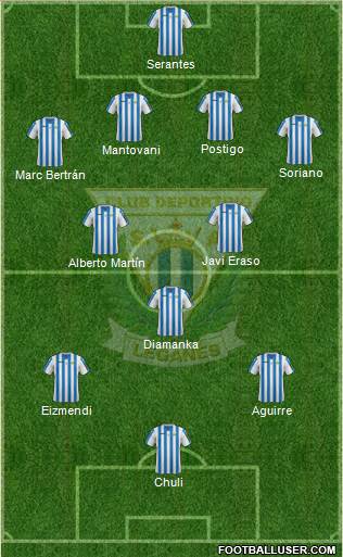 C.D. Leganés S.A.D. Formation 2015