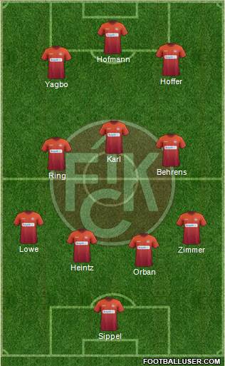 1.FC Kaiserslautern Formation 2015