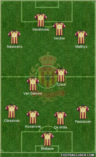 Yellow Red KV Mechelen Formation 2015