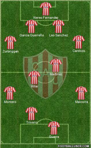 Unión de Santa Fe Formation 2015