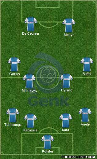 K Racing Club Genk Formation 2015