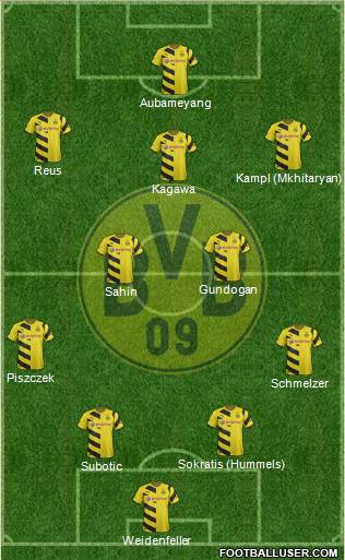 Borussia Dortmund Formation 2015