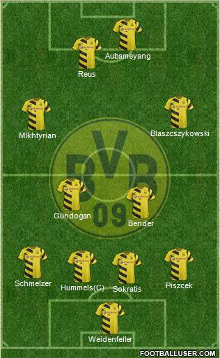 Borussia Dortmund Formation 2015