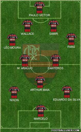 CR Flamengo Formation 2015