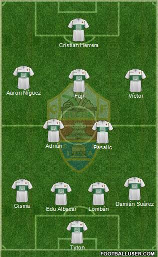 Elche C.F., S.A.D. Formation 2015