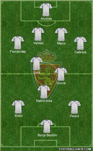 R. Zaragoza S.A.D. Formation 2015