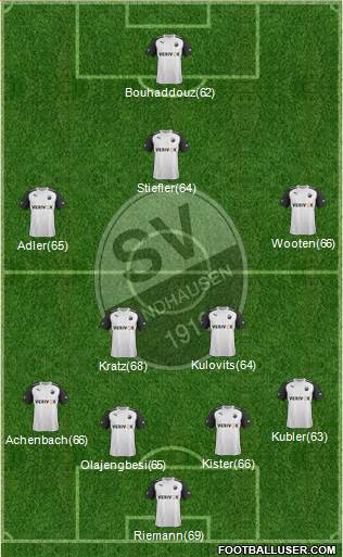 SV Sandhausen Formation 2015