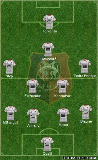 Stade Rennais Football Club Formation 2015