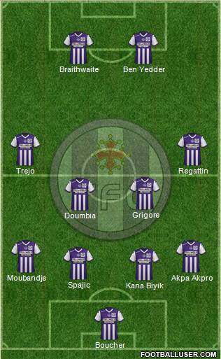 Toulouse Football Club Formation 2015