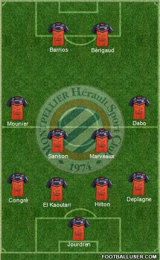 Montpellier Hérault Sport Club Formation 2015