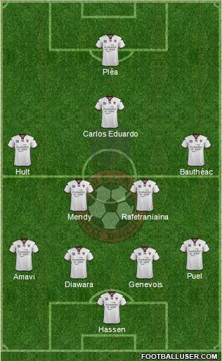 OGC Nice Côte d'Azur Formation 2015