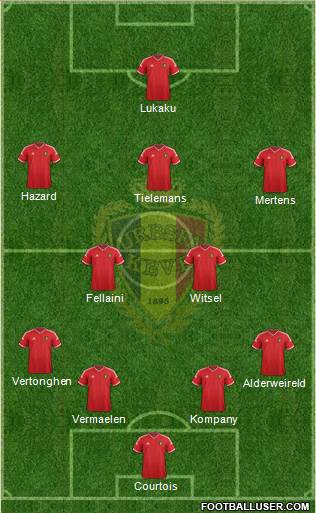 Belgium Formation 2015