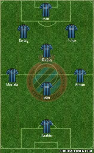 Club Brugge KV Formation 2015