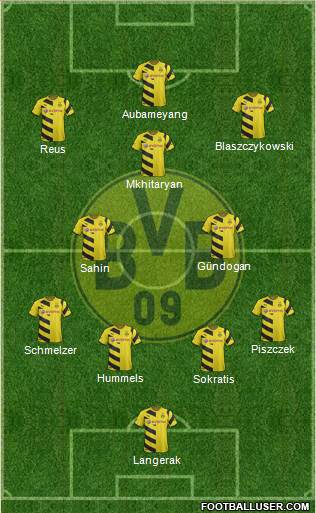 Borussia Dortmund Formation 2015