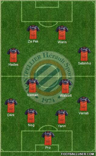 Montpellier Hérault Sport Club Formation 2015