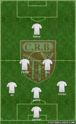 Chabab Riadhi Belouizdad football formation