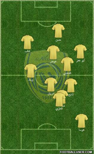 Al-Nassr (KSA) Formation 2015