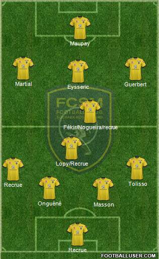 FC Sochaux-Montbéliard Formation 2015