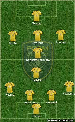 FC Sochaux-Montbéliard Formation 2015