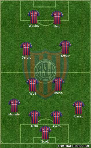San Lorenzo de Almagro Formation 2015