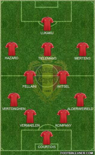 Belgium Formation 2015