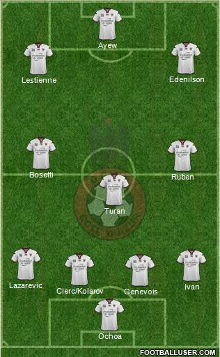 OGC Nice Côte d'Azur Formation 2015