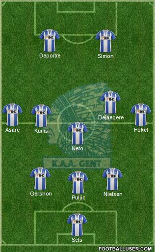 KAA Gent Formation 2015