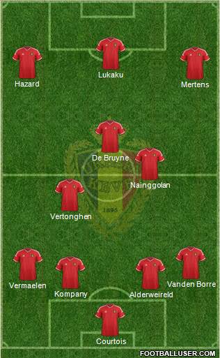 Belgium Formation 2015