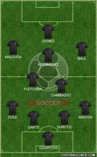 New Zealand Formation 2015