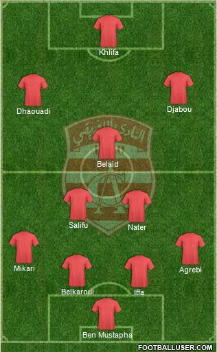 Club Africain Tunis Formation 2015