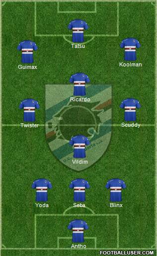Sampdoria Formation 2015