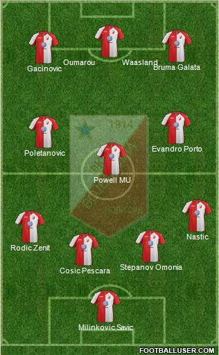 FK Vojvodina Novi Sad Formation 2015